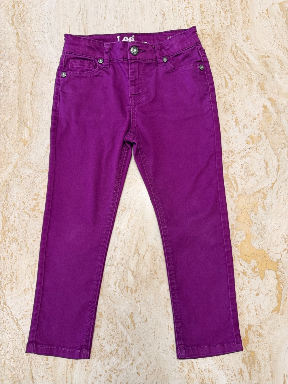 Lee Girls' Purple Skinny Jeans - Kids Bottoms 4T